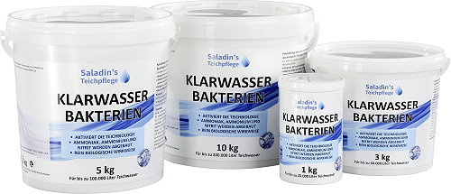 teichwasserpflege mit klarwasser bakterien