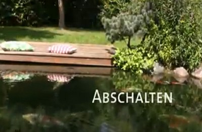 Abschalten am Gartenteich